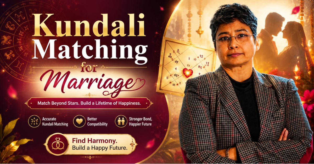Kundali matching for marriage with Vedic astrology compatibility chart