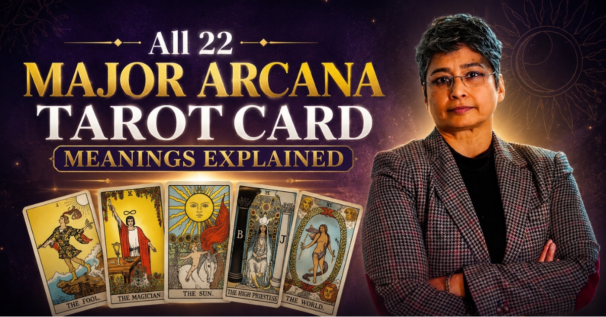 Major Arcana tarot card meanings from The Fool to The World